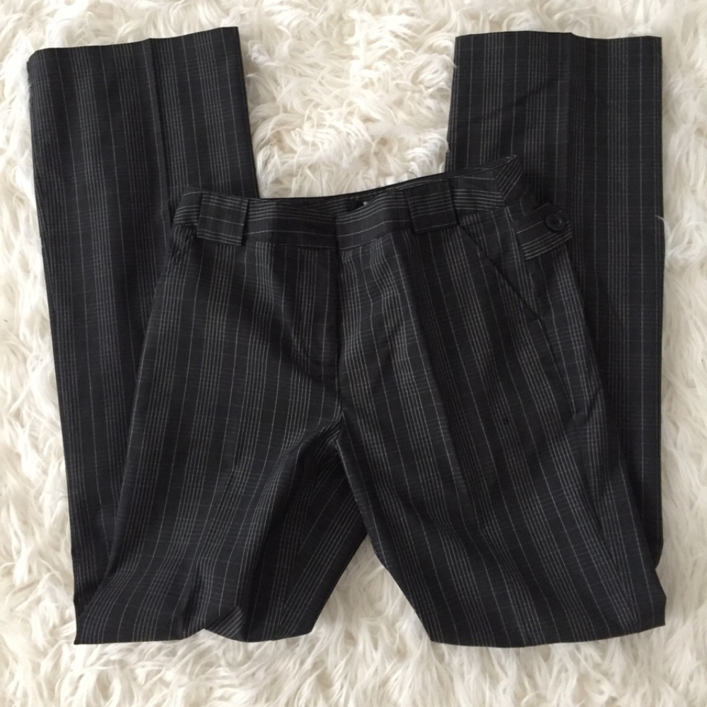BMOSS Black Plaid Pants